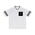 Unisex Striped Loose V-Neck T-Shirt